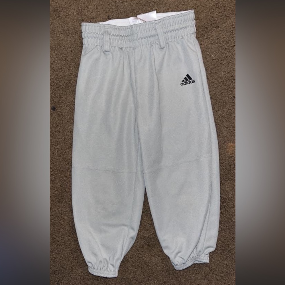Adidas Boys’ Gray Baseball Pants